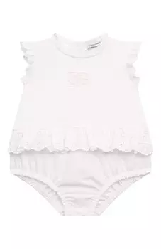 Хлопковое боди Dolce & Gabbana