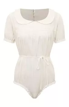 Хлопковое боди Maison Margiela