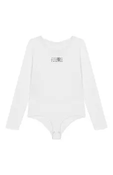 Хлопковое боди MM6