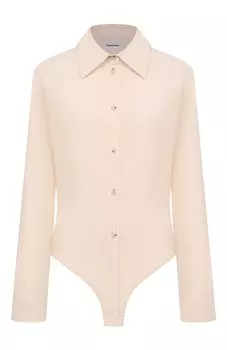 Хлопковое боди Nanushka