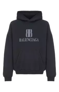 Хлопковое худи Balenciaga