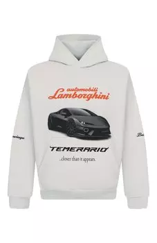 Хлопковое худи Balenciaga x Automobili Lamborghini Balenciaga