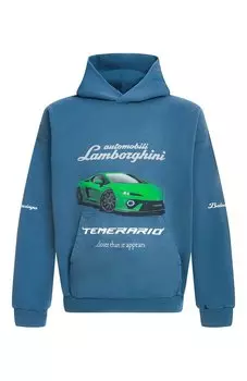 Хлопковое худи Balenciaga x Automobili Lamborghini Balenciaga