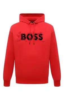 Хлопковое худи BOSS