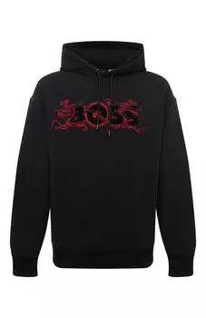 Хлопковое худи BOSS