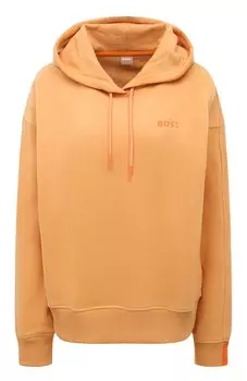 Хлопковое худи BOSS Orange