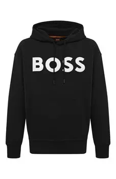 Хлопковое худи BOSS Orange