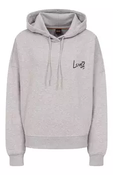 Хлопковое худи BOSS Orange