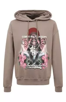 Хлопковое худи Comme des Fuckdown