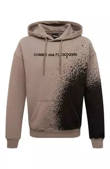 Хлопковое худи Comme des Fuckdown