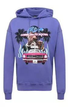Хлопковое худи Comme des Fuckdown