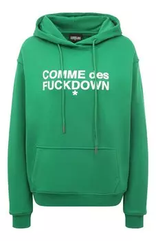 Хлопковое худи Comme des Fuckdown