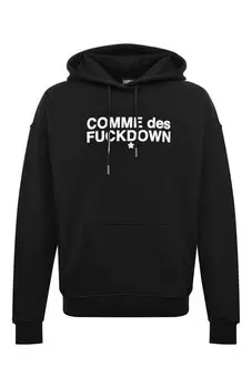 Хлопковое худи Comme des Fuckdown