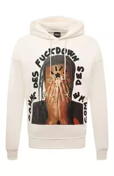 Хлопковое худи Comme des Fuckdown