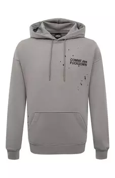 Хлопковое худи Comme des Fuckdown