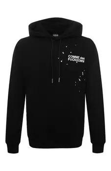 Хлопковое худи Comme des Fuckdown