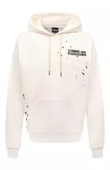 Хлопковое худи Comme des Fuckdown