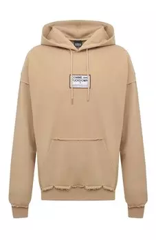 Хлопковое худи Comme des Fuckdown