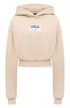 Хлопковое худи Comme des Fuckdown