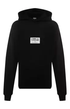 Хлопковое худи Comme des Fuckdown