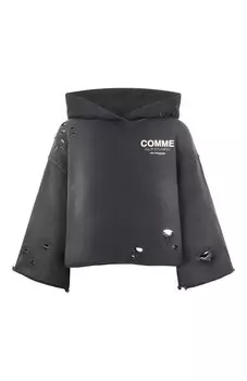 Хлопковое худи Comme des Fuckdown