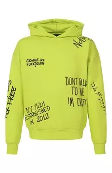 Хлопковое худи Comme des Fuckdown