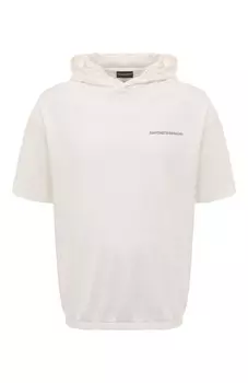 Хлопковое худи Emporio Armani