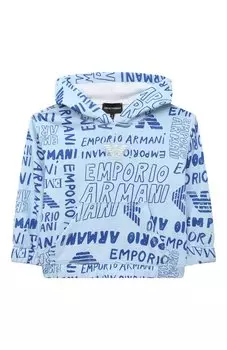 Хлопковое худи Emporio Armani