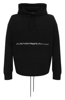 Хлопковое худи Emporio Armani