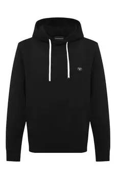 Хлопковое худи Emporio Armani