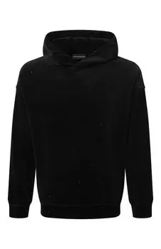 Хлопковое худи Emporio Armani