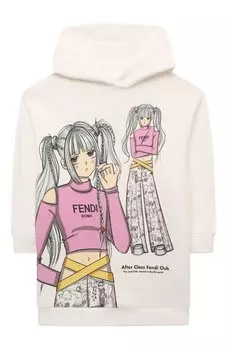 Хлопковое худи Fendi