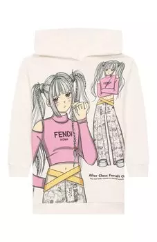 Хлопковое худи Fendi