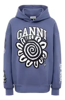 Хлопковое худи Ganni