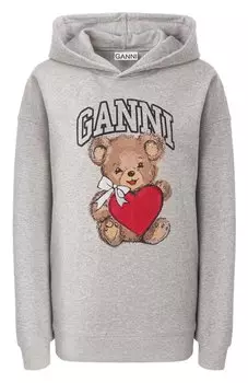 Хлопковое худи Ganni