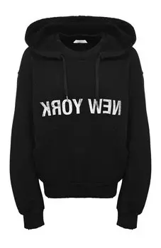 Хлопковое худи Helmut Lang