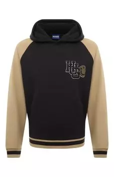 Хлопковое худи HUGO Blue