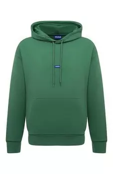 Хлопковое худи HUGO Blue