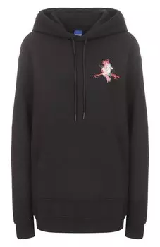 Хлопковое худи HUGO Blue