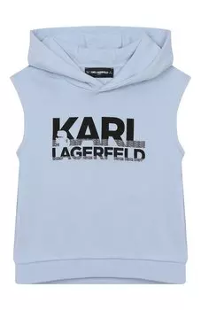 Хлопковое худи Karl Lagerfeld Kids