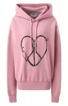 Хлопковое худи M05CH1NO Jeans