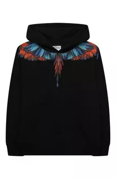 Хлопковое худи Marcelo Burlon Kids of Milan