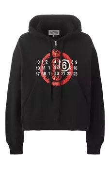 Хлопковое худи MM6