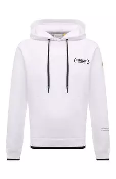 Хлопковое худи Moncler Genius x Fragment FRGMT Moncler Genius