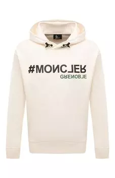 Хлопковое худи Moncler Grenoble