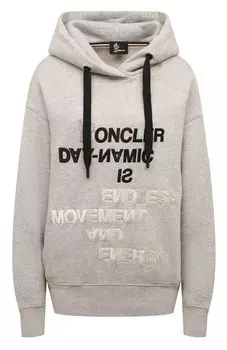 Хлопковое худи Moncler Grenoble