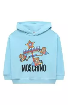 Хлопковое худи Moschino