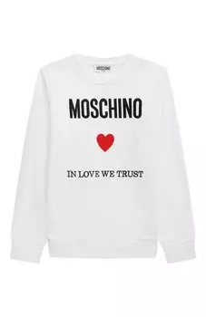 Хлопковое худи Moschino