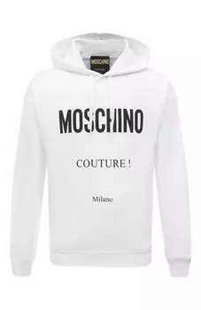 Хлопковое худи Moschino