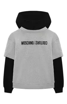 Хлопковое худи Moschino